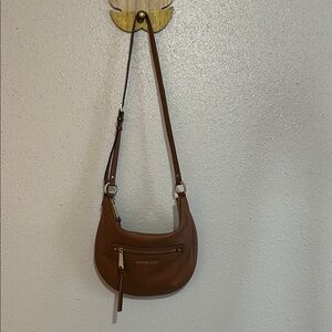 Michael Kors Rhea/Hobo Messenger Crossbody Bag Brown Shade